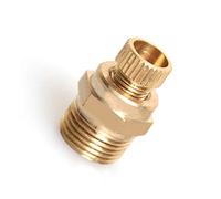 BE-TOOL Valvola di scarico del compressore, valvola di scarico in ottone, 2 pezzi, valvola di scarico dell'acqua per compressore d'aria PT (3/8")