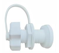 BE-TOOL Valvola di scarico del raffreddatore, tappo di scarico di ricambio in plastica per un'efficace prevenzione dell'ostruzione (bianco)