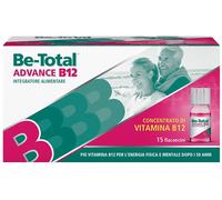BE-TOTAL ADVANCE B12 50+ ANNI Contro Stanchezza Fisica e Mentale 30 Flaconcini