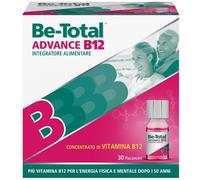 Be-Total Advance B12 Integratore alimentare Vitamina B12 Vitamina B Zinco 30 Flaconcini