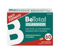 Be-total Integratore Alimentare Vitamina B, B3 Vitamina B12 Acido Folico Energia Per Adulti 60 Compresse