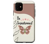 Be Transformed Butterfly Christian Bible Verse Romans 12:2 Custodia per iPhone 11
