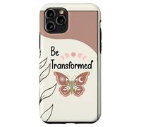 Be Transformed Butterfly Christian Bible Verse Romans 12:2 Custodia per iPhone 11 Pro