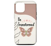 Be Transformed Butterfly Christian Bible Verse Romans 12:2 Custodia per iPhone 12/12 Pro