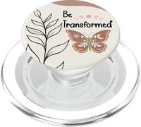 Be Transformed Butterfly Christian Bible Verse Romans 12:2 PopSockets PopGrip per MagSafe