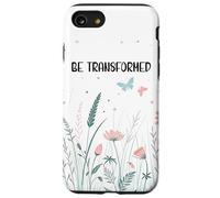 Be Transformed Butterfly Christian Romans 12:2 Bible Verse Custodia per iPhone SE (2020) / 7/8