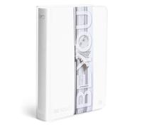 BE YOU - Extra White,Diario Scuola 2025-2026, 12 Mesi, Settembre 2025 - Agosto 2026, Agenda Scolastica con Sticker e Pagine per Sketch, con Sovracopertina Trasparente, Formato Large 13,5 x 18,2 cm.