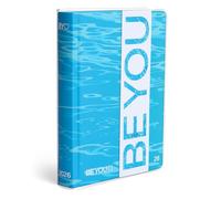 BE YOU - Pattern Sailor, Diario Scuola 2025-2026, Agenda 12 Mesi Datata, Formato Standard 13,5cm x 18,2cm,Sovracopertina Trasparente, Diario con Sticker e Segnalibro