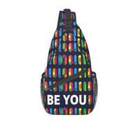 Be You Lgbt1 Be You Lgbt Zaino a tracolla Borsa a tracolla Borsa a tracolla a tracolla Palestra Ciclismo Viaggio Escursionismo Zaino per uomo Donna