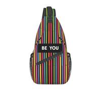 Be You Lgbt3 Be You Lgbt Zaino a tracolla Borsa a tracolla Borsa a tracolla a tracolla Palestra Ciclismo Viaggio Escursionismo Zaino per uomo Donna