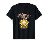 Be You Tiful - Chibi, Design cursivo con Girasole Maglietta