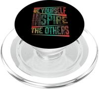 Be Yourself Inspire The Others Citazione Tipografia Motivazionale PopSockets PopGrip per MagSafe
