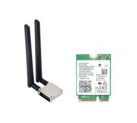 BE201 BE201NGW WIFI7 Card M.2 Cnvio3 8774Mbps Tri-Band Bluetooth5.4 Wireless WIFI Card with Case for Win10/11 64-Bit