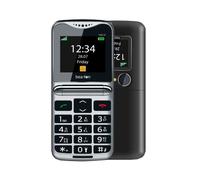 Bea·fon Fold 10 2.4" Telefono cellulare pieghevole per anziani con pulsante SOS Nero
