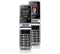 BEA-FON - Sl645plus 7,11 Cm (2.8 pollici pollici ) 120 G Nero, Argento Telefono Con Fotocamera