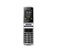 Beafon SL645plus Argento Cellulare Piegatura Grande Tasti Sos Prosciogliere 3 Mp
