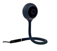 BÉABA, Baby Monitor Video, Babyphone Zen Connect, Telecamera Full HD 1090p, Walkie-Talkie, Lunga Portata, Connessione Mobile e Wifi, Ninnananne, Asta Flessibile, Notte Blu