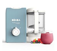 BEABA, Babycook Express, Baby Robot 4 in 1, Cuocipappa per bambini, Cottura Express 15min, Mixaggio su misura, Cottura Vapore Dolce, Scongelamento, Consistenza Omogenea, Capacità 1 250 ml, Azzurro