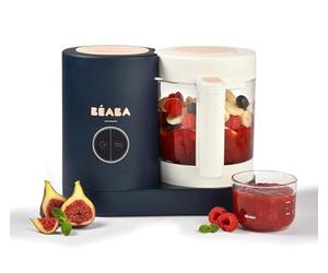 Béaba Babycook Neo - Macchina per alimenti per bambini, 6 in 1: robot da cucina, frullatore e fornello, cottura a vapore morbida, pappe fatte in casa, ciotola in vetro, vasca in acciaio inox,