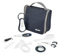 BEABA, beauty case da viaggio, 9 accessori, blu notte