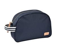 BÉABA Borsa da Bagno per Bambino, Borsa per la cura del Bambino, Borsa Ginevra, Tessuto impermeabile, 2 Tasche Interna, 100% Cotone, Azzurro marino