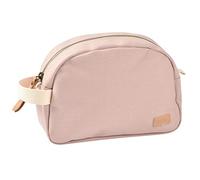 BÉABA Borsa da Bagno per Bambino, Borsa per la cura del Bambino, Borsa Ginevra, Tessuto impermeabile, 2 Tasche Interna, 100% Cotone, Rosa cipria