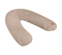 BÉABA Big Flopsy - Cuscino Allattamento e Gravidanza, Multifunzionale, Ideale per Dormire e Allattare, Supporto e Comfort Ottimale, Riposo Notturno, Tessuto Cotone Oeko-Tex - Argilla