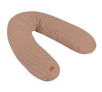 BÉABA, Big Flopsy, cuscino allattamento/gravidanza, cuscino maternità, multifunzione, adatto per dormire/allattare, supporto, relax e comfort ottimale, notte lenta, fiore di cotone, Oekotex, Cacao
