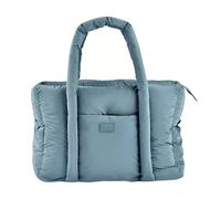 BÉABA Borsa Fasciatoio, Ultra Pratica, 10 Tasche interne ed Esterne, Attacco per Carrozzina Integrato, Fasciatoio Rimovibile, Marsupio Ssolato, Paris Puffy bag, Blu baltico