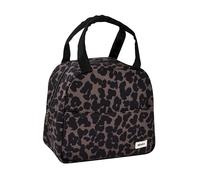 BÉABA Borsa Pranzo Isotermica per Bebè e Bambini - Lunchbox Termica 5L, Mantiene Caldo/Fresco, Grande Capacità, Tessuto Impermeabile, Tasca Frontale, Morbida e Pieghevole - Leopard