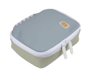 Béaba, Borsa Termica Porta Pranzo, Lunch Box, Porta Merenda, Termica, Waterproof, Etichetta Nome, Capacità 2,7L, Zip Grande, Effetto Gomma, Faro, Pebble
