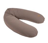 Béaba Cuscino Gravidanza & Allattamento XXL 180 cm, Cuscino Multifunzione Maternità, Supporto Corpo Intero, Microperle Silenziose, Sfoderabile & Lavabile, OEKOTEX, French Terry, Mocha