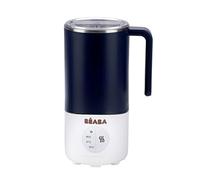 BÉABA - Milk Prep, Prepara Biberon e Bevande a Base di Latte, Riscaldamento Rapido, Latte in Polvere, Latte Materno, Latte di Crescita, Cioccolato al Latte, per Neonati e Bambini, Blu Notte