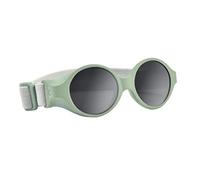 BÉABA, Occhiali da sole per bambini 0-9 mesi, 100% protezione UV - CAT 4, protezione laterale, comfort ottimale, fascia elastica regolabile, verde salvia