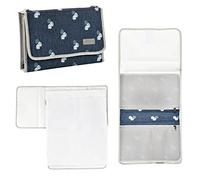 BÉABA, Organizzatore Pannolini Portatile, tappetino fasciatoio da viaggio 100% cotone, Porta Salviette, porta pannolini, Genève, Oceano/ Jungle