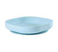 Beaba - Piatto in silicone con ventosa, Blu - NUOVO