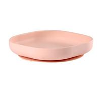Beaba Piatto In Silicone con Ventosa, Rosa - NUOVO