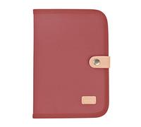 BÉABA, Protegge libretto sanitario Genève 2 Tasche interne, Bottone a pressione, Tessuto Impermeabile, terracotta