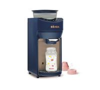 BÉABA, Scaldabiberon, preparazione automatica e istantanea del biberon in 20 secondi senza preriscaldamento, dosatore di latte, temperatura a scelta tra 22° e 70°, Milkeo Plus, Blu Notte