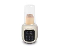 BÉABA Scaldabiberon e sterilizzatore multi latte - riscalda latte materno e formula, 5 funzioni: bagnomaria, pappe, sbrinamento, modalità rapida, sterilizzazione - argilla colorata