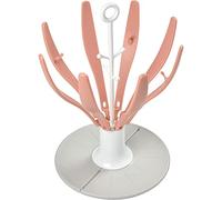 BÉABA - ScolaBiberon Pieghevole, Stendino che Consente di Asciugare 8 Biberon e Accessori, Compatto e Trasportabile, Rosa