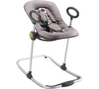 BÉABA - Sdraietta Up & Down I, Regolabile Premendo Semplicemente un Bottone, 4 Altezze, 3 Inclinazioni, per Neonati e Bambini, Riduttore per la Nascita, Comoda, Nero