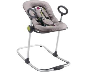 BÉABA - Sdraietta Up & Down I, Regolabile Premendo Semplicemente un Bottone, 4 Altezze, 3 Inclinazioni, per Neonati e Bambini, Riduttore per la Nascita, Comoda, Nero