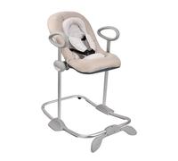 BÉABA Sdraietta Up & Down IV - Regolabile in Altezza, Unisex per Bebè e Bambini, 3 Posizioni d’Inclinazione, Cintura di Sicurezza 5 Punti, Riduttore Neonati - Argilla