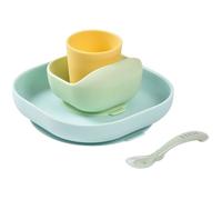 BEABA Set di ventose in silicone a 4 pezzi - Giallo
