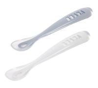Set di 2 cucchiai in silicone, blu, B913468, Beaba