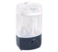 BEABA Sterilizzatore biberon e Asciuga per Accessori 2 in 1, 2 Scomparti, 3 Modalità Senza Filtro, Regolabile, Facile e Veloce, Steril'n'dry, Blu Notte