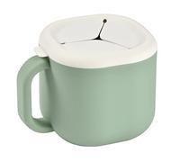 BÉABA, Tazza per Bambini in Silicone, Tazza per bambini, Stoviglie per bambini, Tazza per merenda, Coperchio rimovibile, Materiali sani, 460 ml, Pick 'n' Snack, Verde salvia