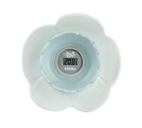 Béaba Termometro da bagno"Lotus", Digitale, Multifunzione, Misurazione della temperatura della stanza e del bagno, A forma di fiore giocattolo, Green Blue