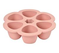 BÉABA, Vasetti Multipli in Silicone, Qualità Premium, Resistenza Termica Estrema, Forno e Microonde, 6 Scomparti Separati, Ermetico, Fabbricati in Italia, 6 x 150 ml, Rosa